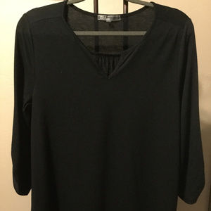 89th & Madison Black Blouse